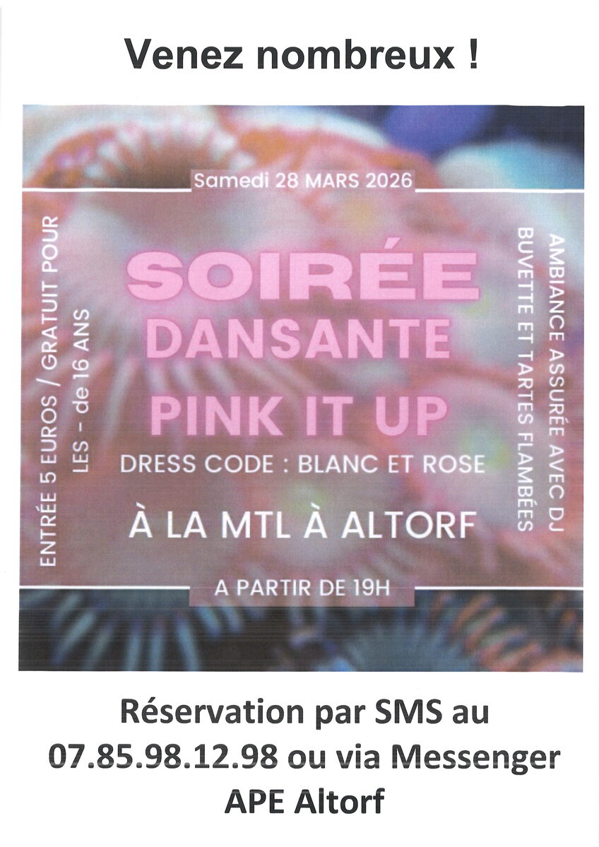 APE : SOIRÉE DANSANTE