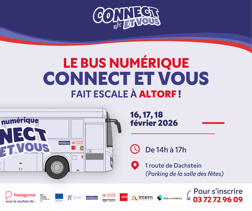 LE BUS ITINÉRANT ARRIVE A ALTORF !