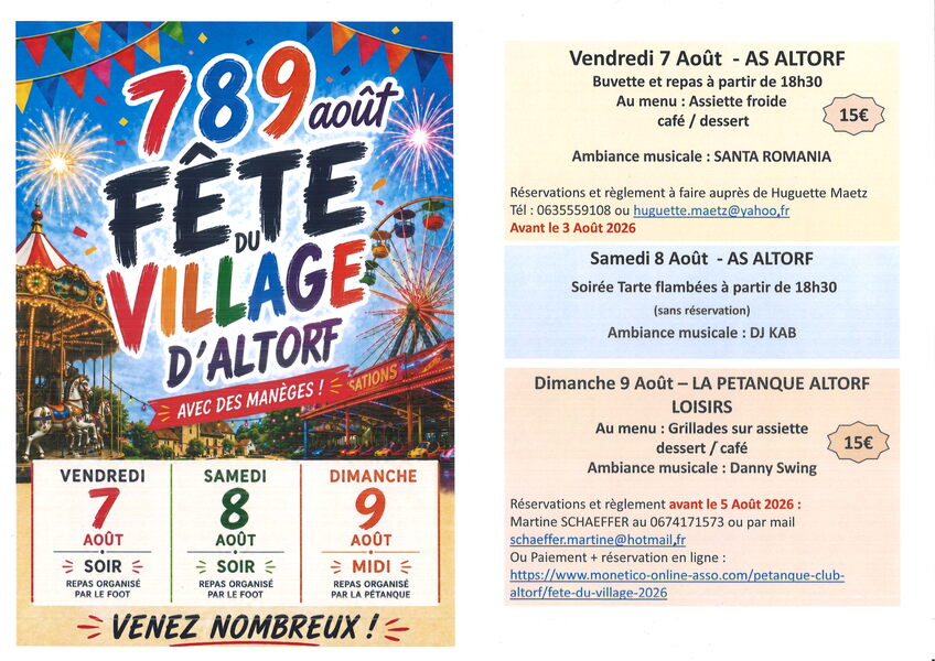 FETE DU VILLAGE