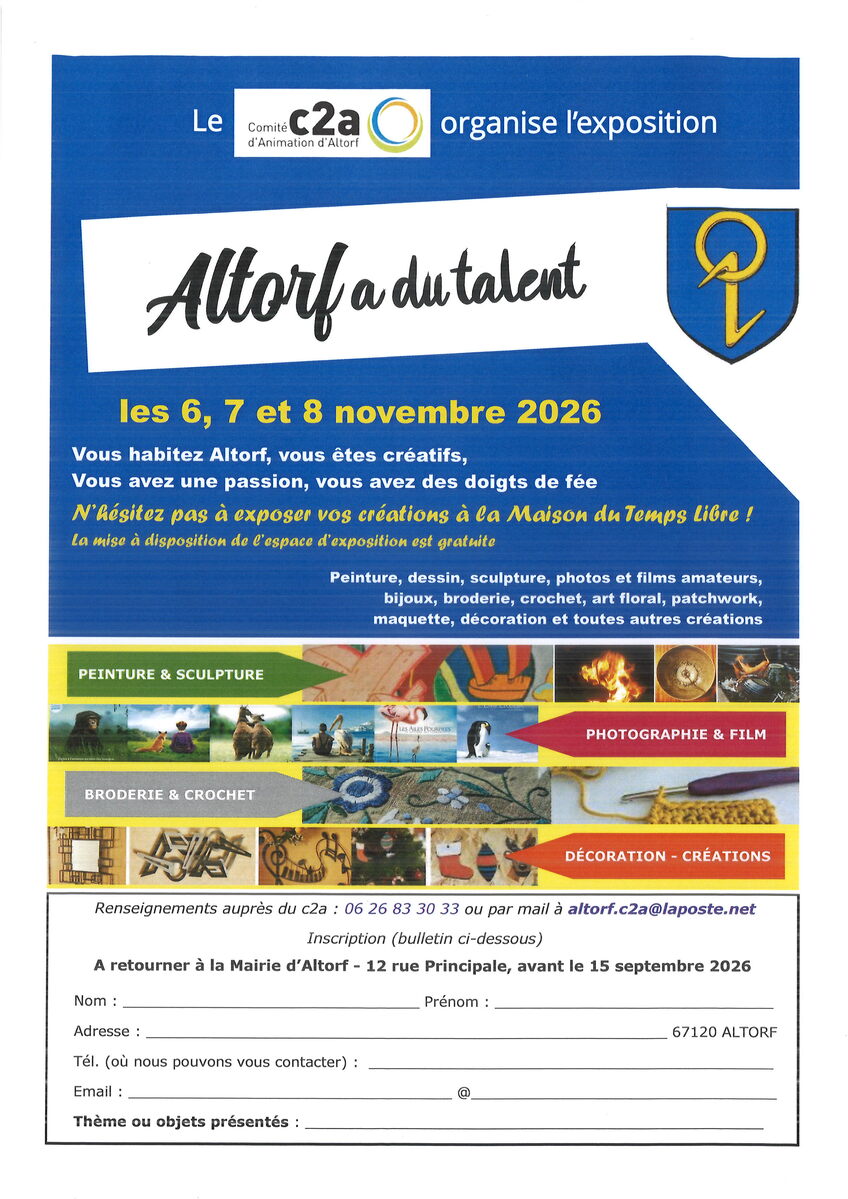 C2A : ALTORF A DU TALENT